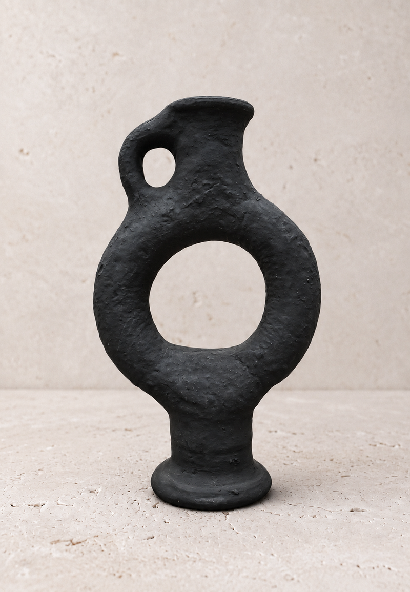Obsidian Decorative Vase