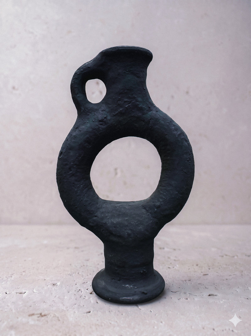 Obsidian Decorative Vase