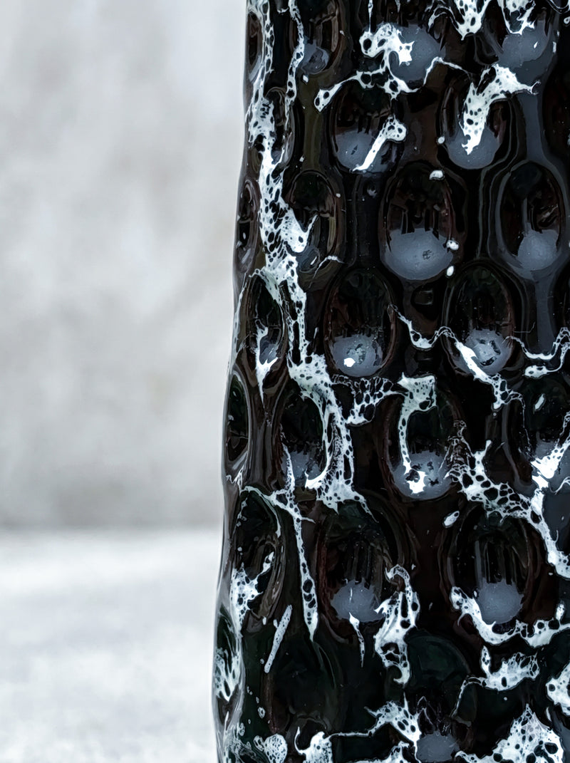 Dark Fumo Glass Vase